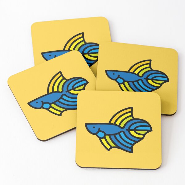 Item preview, Betta Fish – Blue & Yellow Version designed and sold by Satoshy Atelier.
