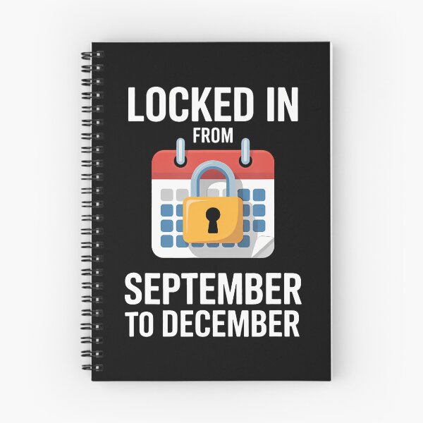 Item preview, Locked In From September To December Motivational Challenge designed and sold by KristyCharleen.