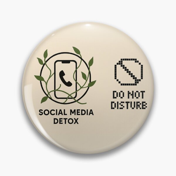 Item preview, Social Media Detox - Minimalist Digital Wellness Design designed and sold by goodcrystals.