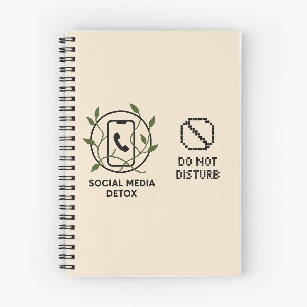 Item preview, Social Media Detox - Minimalist Digital Wellness Design designed and sold by goodcrystals.