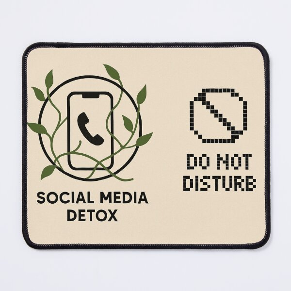 Item preview, Social Media Detox - Minimalist Digital Wellness Design designed and sold by goodcrystals.