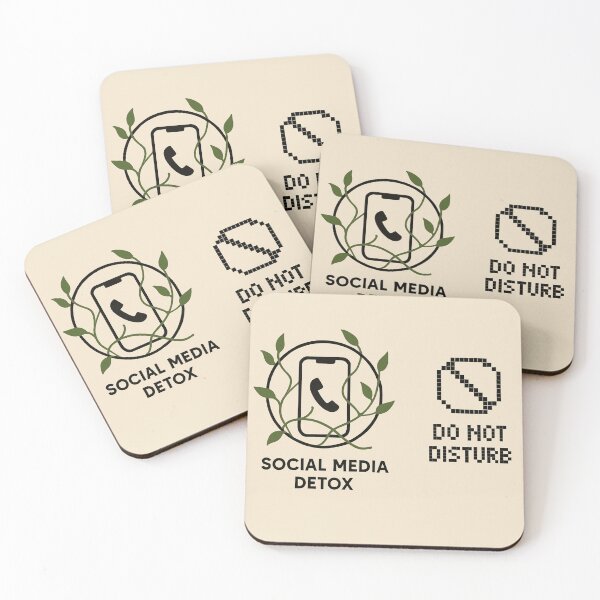 Item preview, Social Media Detox - Minimalist Digital Wellness Design designed and sold by goodcrystals.
