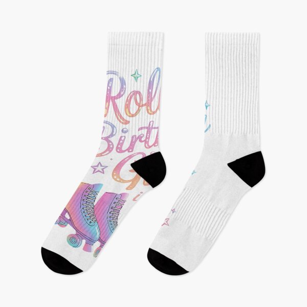 Item preview, Kids Rolling Into 9 Roller Skating 9th Birthday Girl Party designed and sold by repconomArt.