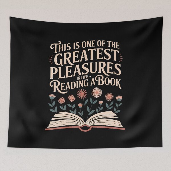 Item preview, Reading A Book One Of Life's Greatest Pleasures - designed and sold by KristyCharleen.