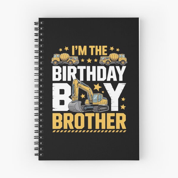 Item preview, I'm The Birthday Boy  Brother Construction Theme Bday designed and sold by repconomArt.
