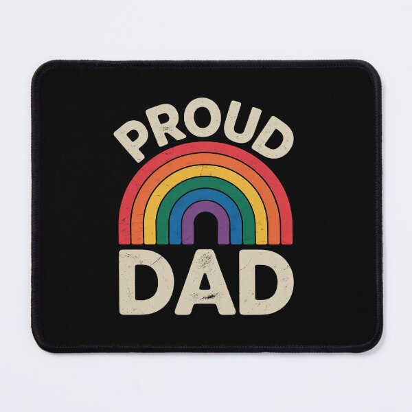 Item preview, LGBTQ Proud Dad Gay Pride LGBT Ally Rainbow Father's Day designed and sold by repconomArt.