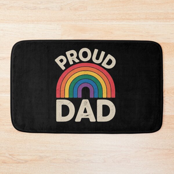 Item preview, LGBTQ Proud Dad Gay Pride LGBT Ally Rainbow Father's Day designed and sold by repconomArt.