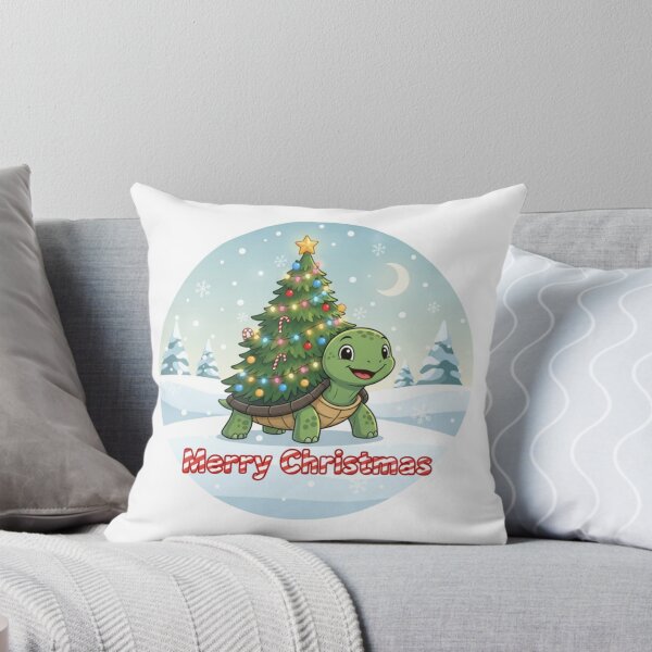 Item preview, Merry Christmas Turtle Cute Holiday Art designed and sold by PrintBreeze.