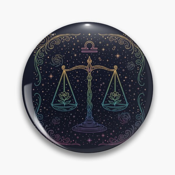 Item preview, Libra Zodiac Sign Art – Libra Scales Illustration designed and sold by Live_With_Suzy.