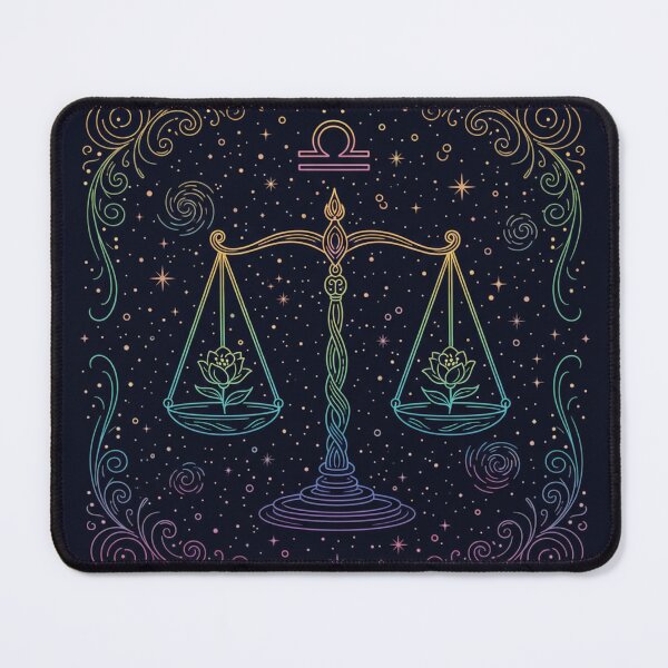 Item preview, Libra Zodiac Sign Art – Libra Scales Illustration designed and sold by Live_With_Suzy.
