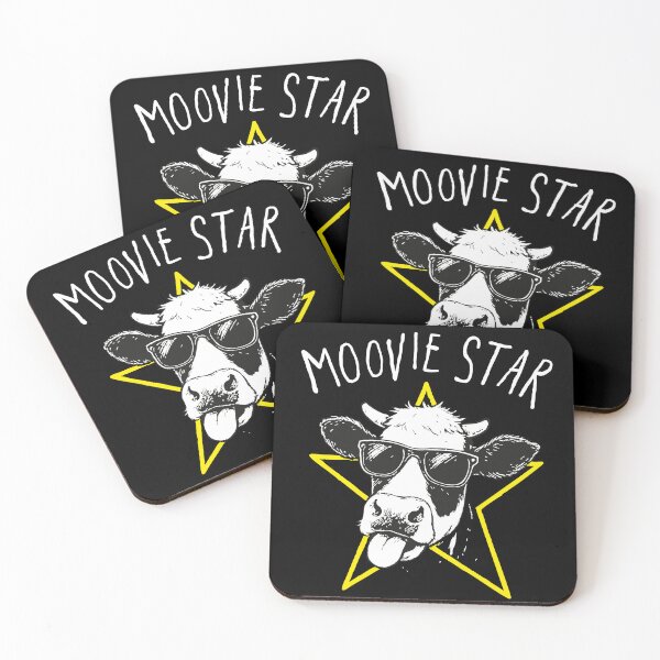 Item preview, Movie Star – Funny Cow Moviestar Wordplay designed and sold by CreareAT.