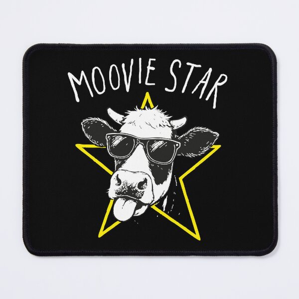 Item preview, Movie Star – Funny Cow Moviestar Wordplay designed and sold by CreareAT.