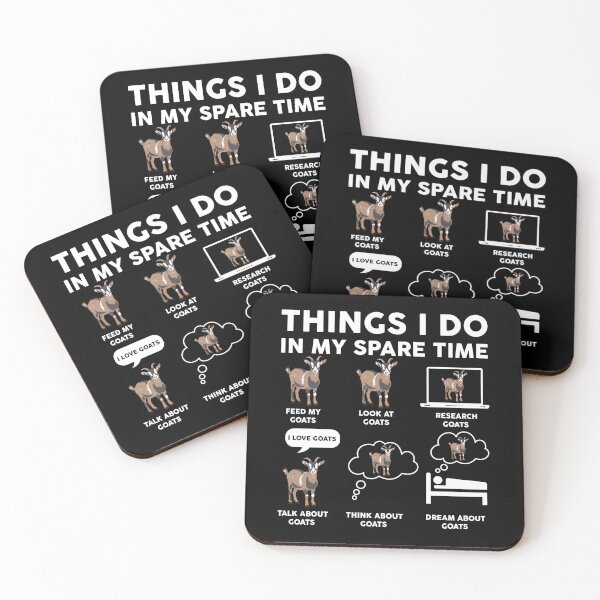 Item preview, Things I Do In My Spare Time Funny Goats Lovers designed and sold by LounisArt.
