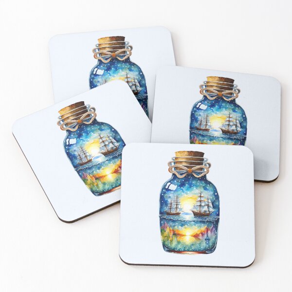 Item preview, Seafaring in a Bottle: An Imaginative Journey designed and sold by Mianku | Für das Leben.