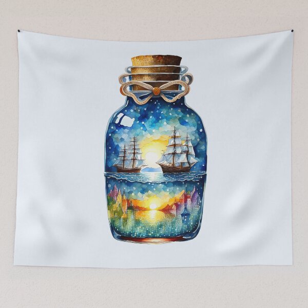 Item preview, Seafaring in a Bottle: An Imaginative Journey designed and sold by Mianku | Für das Leben.