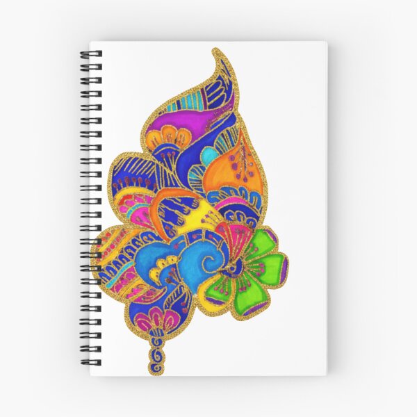 Item preview, Odisha Inspired Folk Floral Art designed and sold by InkWhimsy Artworks.