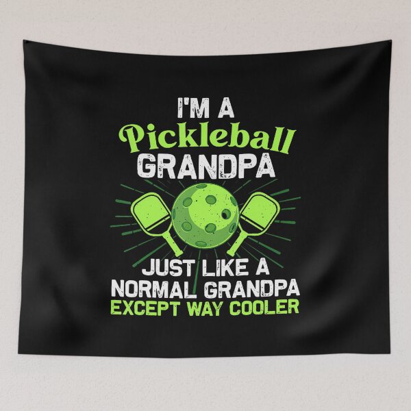 Aperçu de l'œuvre Art du pickleball pour grand-père, homme, amateur de pickleball créée et vendue par KristyCharleen.