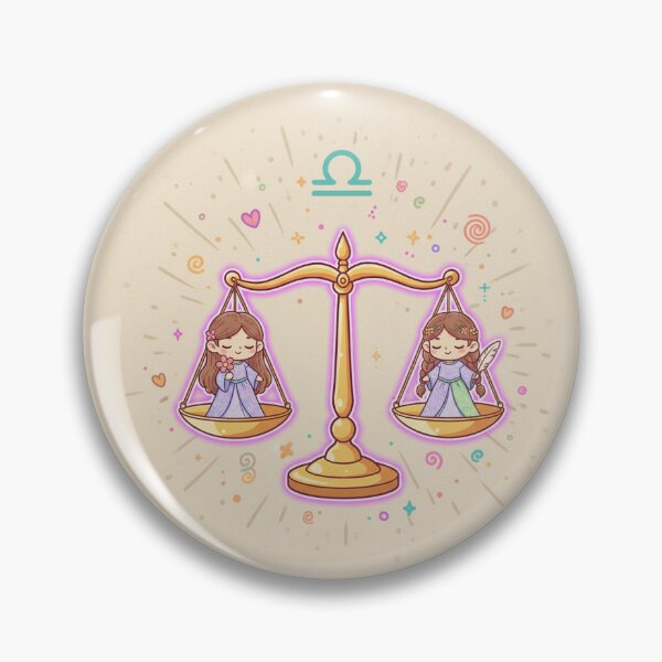 Item preview, Libra Zodiac Sign Art – Libra Scales Illustration designed and sold by Live_With_Suzy.