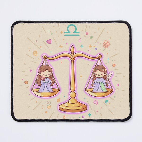 Item preview, Libra Zodiac Sign Art – Libra Scales Illustration designed and sold by Live_With_Suzy.