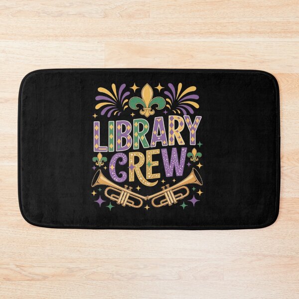 Item preview, Library Crew Mardi Gras Librarian Matching Party Girls designed and sold by repconomArt.