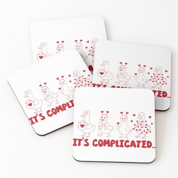 Item preview, Its Complicated Duck Quartet designed and sold by wesdesignshop.