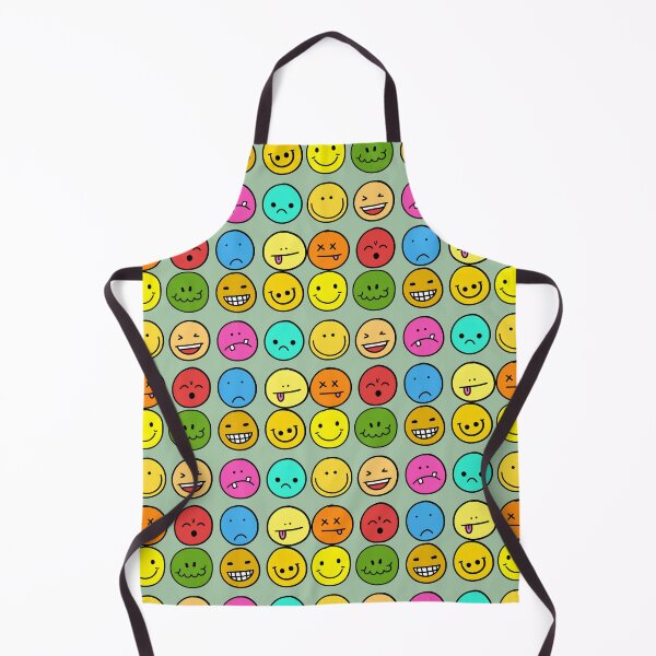 Item preview, Cute Colorful Emoji Faces – Fun Expression Sticker Style Art designed and sold by Rangmanch.