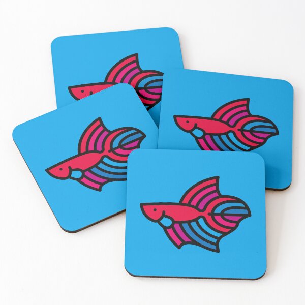 Item preview, Betta Fish – Red & Blue Version designed and sold by Satoshy Atelier.