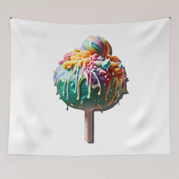 Item preview, Colorful, dripping lollipop with a sweet coating designed and sold by Mianku | Für das Leben.