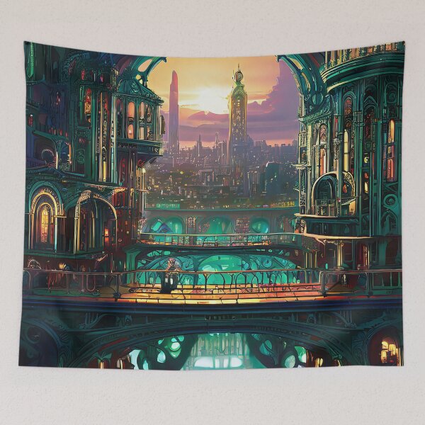 Item preview, Architectural Fantasy: Future Meets Past designed and sold by Mianku | Für das Leben.
