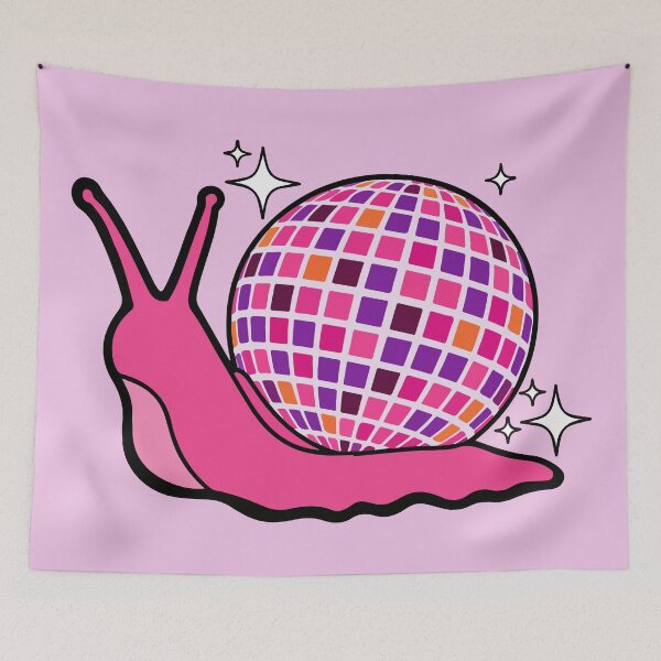 Item preview, Disco Snail - cute pinkie disco snail  designed and sold by Prtina.