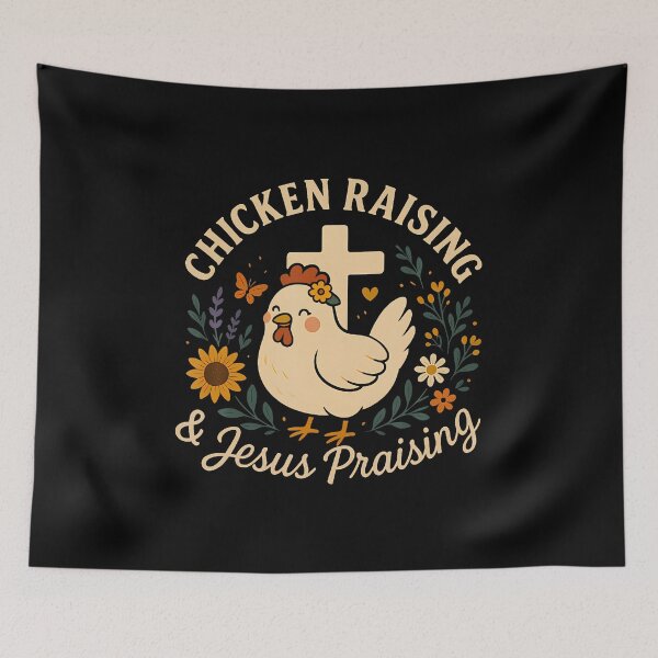 Item preview, Chicken Raising And Jesus Praising Farm Family Life designed and sold by KristyCharleen.