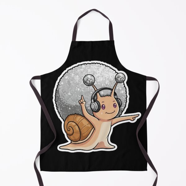 Item preview, Disco Snail - cute afro dancing silver mirror ball disco snail designed and sold by Prtina.