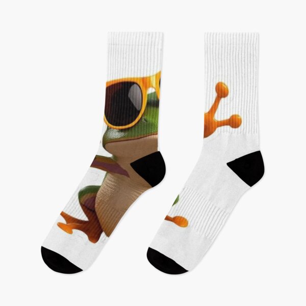 Item preview, Cool Kawaii Frog with Sunglasses – Funny 3D  designed and sold by MiniPrintMagic.