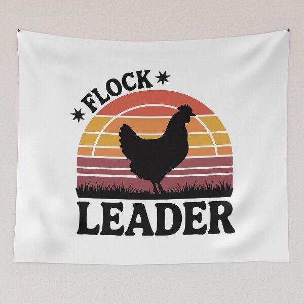 Item preview, Flock Leader - Backyard Chickens 70s Retro designed and sold by 101univers.