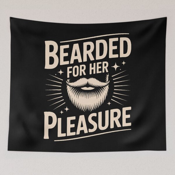 Item preview, Bearded Pleasure Facial Hair Beard Lover Boyfriend designed and sold by JaimeTrudie.
