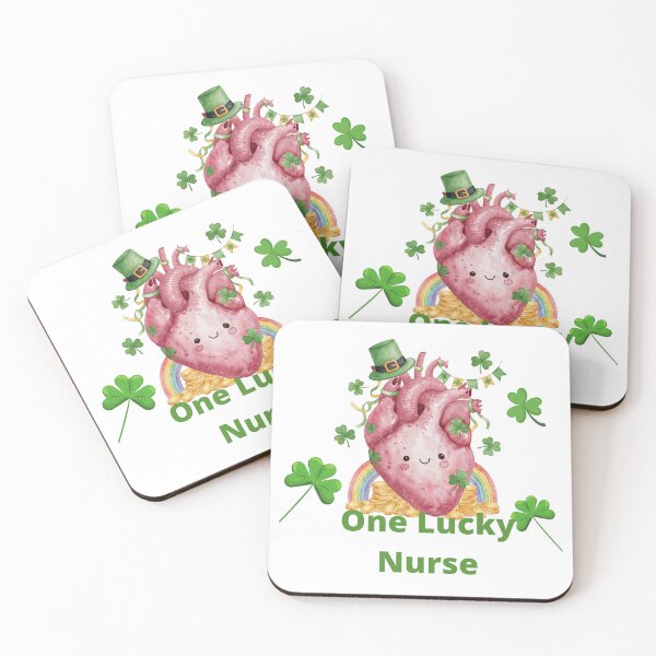 Item preview, One Lucky Nurse. Cute St. Patrick's Day Heart Design designed and sold by Anastasiia Yurevych.