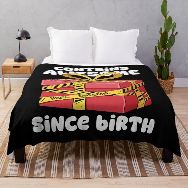 Item preview, CONTAINS AWESOME SINCE BIRTH - HAPPY BIRTHDAY GIFT designed and sold by KEF Custom.