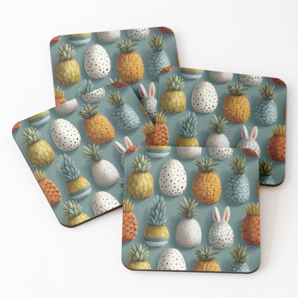 Item preview, Easter Seafoam Pineapple Pattern designed and sold by SQSHD-Pineapple.