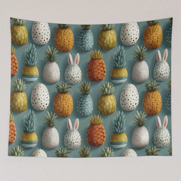 Item preview, Easter Seafoam Pineapple Pattern designed and sold by SQSHD-Pineapple.