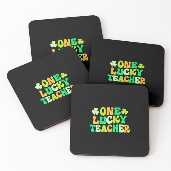 Item preview, One Lucky Teacher Groovy Retro Teacher St Patricks Day designed and sold by Rrettgison.