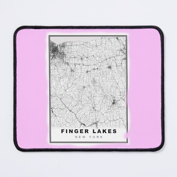 Item preview, Minimalist Finger Lakes Map designed and sold by Tamas Das.