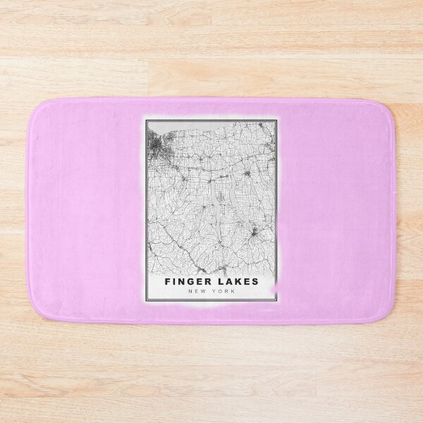 Item preview, Minimalist Finger Lakes Map designed and sold by Tamas Das.
