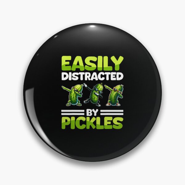 Item preview, Funny Pickle Gherkin Easily Distracted By Pickles designed and sold by CeciliaMay1.