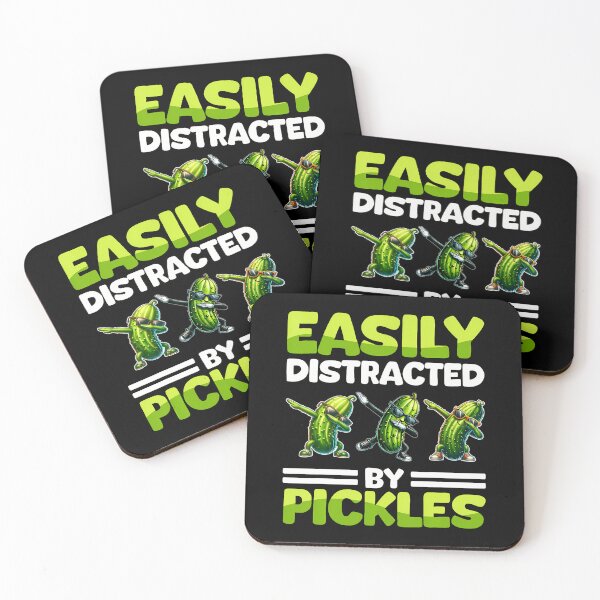 Item preview, Funny Pickle Gherkin Easily Distracted By Pickles designed and sold by CeciliaMay1.