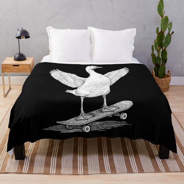 Item preview, Skater Skateboarder Goose Funny Farm Animal Skateboarding designed and sold by GrandeDuc.