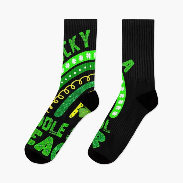 Item preview, Lucky To Be A Middle School Teacher Rainbow St Patricks Day  designed and sold by Rrettgison.