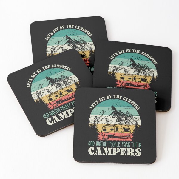 Item preview, Sit By Campfire Watch Campers Vintage Camping Outdoor designed and sold by LeanneSandra.