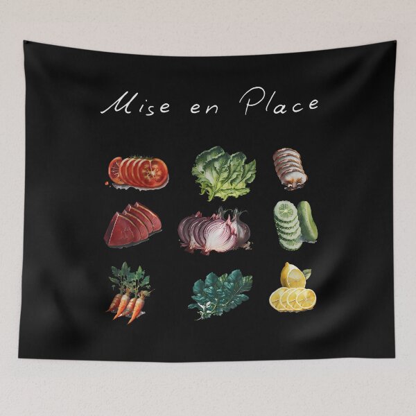 Item preview, Mise En Place Culinary Vegetable Kitchen Cooking Lover designed and sold by CeciliaMay1.