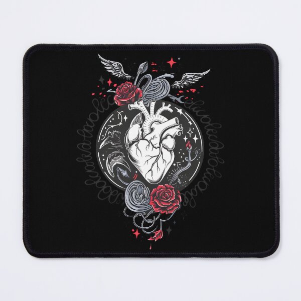 Item preview, Broken but Still Beating – Anatomical Heart & Roses Art designed and sold by MANA-Goods.