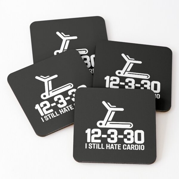 Item preview, 12-3-30 Treadmill Design with I Still Hate Cardio Quote and Fitness Humor designed and sold by SplashTastic.